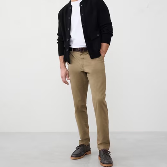 Banana Republic Athletic Lived-In Chino 34W 34L | Acorn NWT - Picture 1 of 4